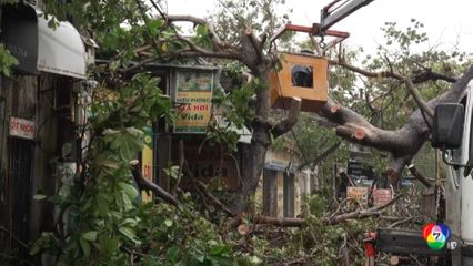 ยอดผู้เสียชีวิตเพิ่ม พายุ บัวลอย ถล่มเวียดนาม