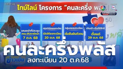 นายกฯ เผย คนละครึ่ง เข้า ครม.สัปดาห์หน้า