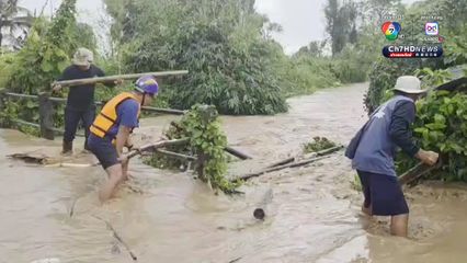 ฝนตกหนัก อ.แม่อาย เชียงใหม่ ลำน้ำอายหลากท่วม
