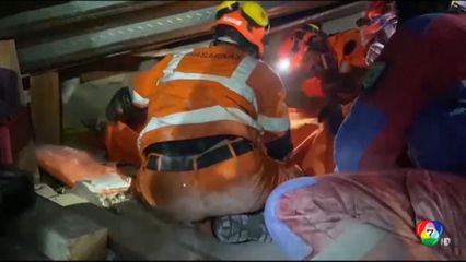 อินโดนีเซียพบผู้รอดชีวิต เหตุโรงเรียนถล่ม