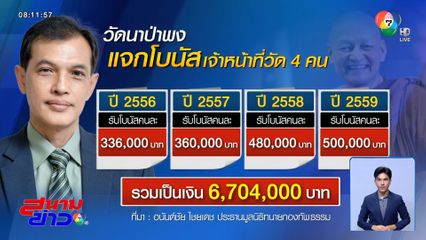 จี้สอบเงินกฐินวัดนาป่าพง จ.ปทุมธานี