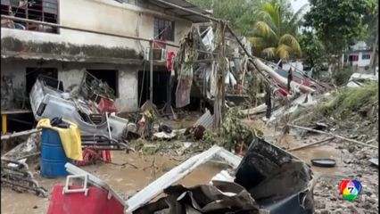 พายุฝนที่เม็กซิโก ยอดตายพุ่งเป็น 37 คน