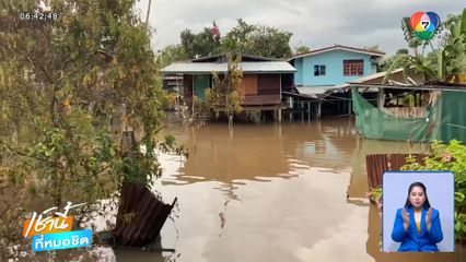 น้ำท่วมขังเน่าเสีย กระทบชาวบ้าน