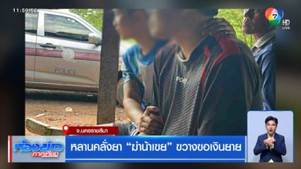 หลานคลั่งยา "ฆ่าน้าเขย" ขวางขอเงินยาย