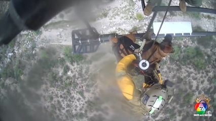 ช่วย น้องหมา ตกหุบเขาลึกในสหรัฐฯ