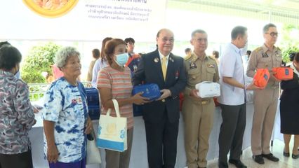 สมเด็จพระเจ้าน้องนางเธอ เจ้าฟ้าจุฬาภรณวลัยลักษณ์ อัครราชกุมารี กรมพระศรีสวางควัฒน วรขัตติยราชนารี โปรดให้ โรงพยาบาลจุฬาภรณ์ ราชวิทยาลัยจุฬาภรณ์ ออกหน่วยแพทย์และมอบกระเป๋ายาสามัญประจำบ้านพระราชทาน แก่ประชาชนที่จังหวัดสมุทรสงคราม