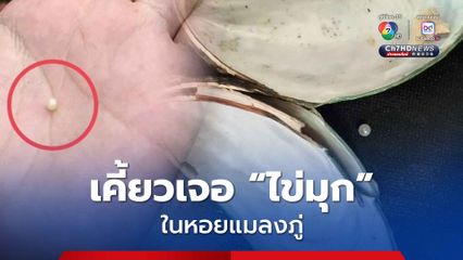 ฮือฮา สาวเคี้ยวหอยแมลงภู่ เจอ 'ไข่มุก' เม็ดสีขาว