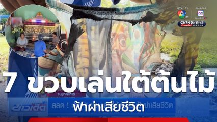 สลด ! เด็ก 7 ขวบเล่นใต้ต้นไม้ ฟ้าผ่าเสียชีวิต