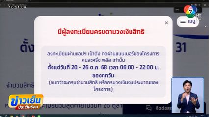 คนละครึ่งพลัส เต็ม 20 ล้านสิทธิแล้ว ไขข้อข้องใจได้สิทธิ 2,000 บาท และ 2,400 บาท