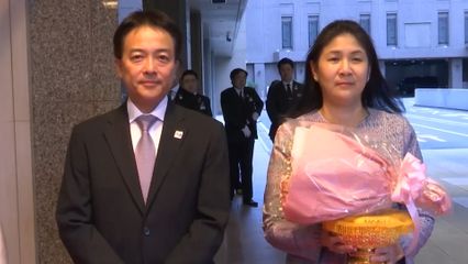 สมเด็จพระเจ้าน้องนางเธอ เจ้าฟ้าจุฬาภรณวลัยลักษณ์ อัครราชกุมารี กรมพระศรีสวางควัฒน วรขัตติยราชนารี เสด็จถึงประเทศญี่ปุ่นแล้ว เพื่อทรงรับเหรียญรางวัลเกียรติยศ TEAC AWARD โทรทัศน์รวมการเฉพาะกิจแห่งประเทศไทย รายงาน