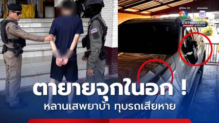 ตาสุดเสียใจ แจ้งจับหลานทาสยาคลั่งทุบรถ สำนักผิดกราบขอโทษ