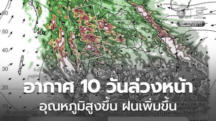 พยากรณ์อากาศ 25 ต.ค.-3 พ.ย.68