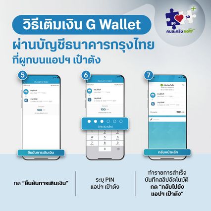 วิธีผูกบัญชีกรุงไทยบนแอปฯ เป๋าตัง ใช้ง่ายจ่ายคนละครึ่ง พลัส