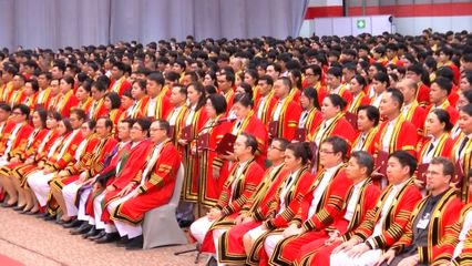 สมเด็จพระกนิษฐาธิราชเจ้า กรมสมเด็จพระเทพรัตนราชสุดา ฯ สยามบรมราชกุมารี เสด็จพระราชดำเนินแทนพระองค์ไปในการพระราชทานปริญญาบัตรแก่ผู้สำเร็จการศึกษาจากมหาวิทยาลัยเทคโนโลยีพระจอมเกล้าพระนครเหนือ ประจำปีการศึกษา 2567 เป็นวันแรก