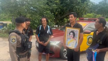 เดินเท้า 600 กม. ถวายสักการะพระบรมศพ พระพันปีหลวง