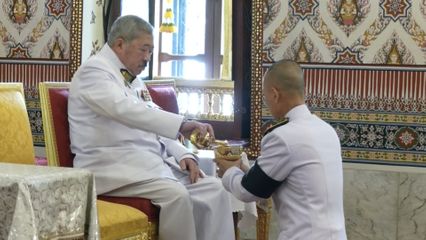 หม่อมเจ้าฑิฆัมพร ยุคล ทรงเป็นประธานในพิธีรับพระราชทานภัตตาหารเพลแด่ พระพิธีธรรมสวดพระอภิธรรม พระบรมศพ สมเด็จพระนางเจ้าสิริกิติ์ พระบรมราชินีนาถ พระบรมราชชนนีพันปีหลวง