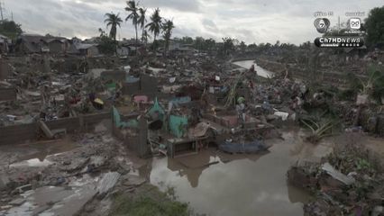 ไต้ฝุ่นคัลแมกี ถล่มฟิลิปปินส์ ดับพุ่ง 66 ศพ  ชาวเซบูเผชิญซากปรักหักพัง