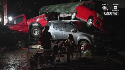 ไต้ฝุ่นคัลแมกี ถล่มฟิลิปปินส์ ดับพุ่ง 66 ศพ  ชาวเซบูเผชิญซากปรักหักพัง