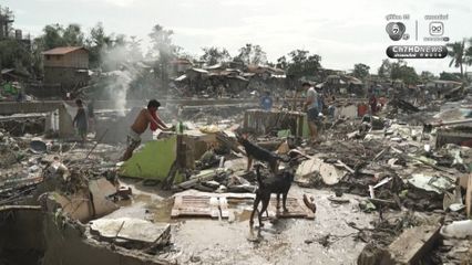 พายุไต้ฝุ่น "คัลแมกี" พัดถล่มฟิลิปปินส์ ทิ้งไว้เพียงความเสียหาย และคราบน้ำตาของชาวบ้าน