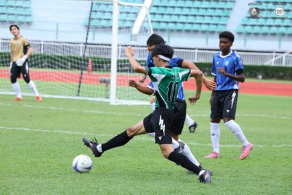 ประมวลภาพ ฟุตบอลนัดพิเศษ : รวมตัวตึง กระแสดัง แชมป์กีฬา 7HD 2-0 กสศ.