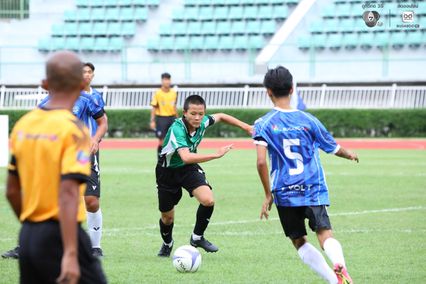 ประมวลภาพ ฟุตบอลนัดพิเศษ : รวมตัวตึง กระแสดัง แชมป์กีฬา 7HD 2-0 กสศ.