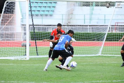 ประมวลภาพ ฟุตบอลนัดพิเศษ : รวมตัวตึง กระแสดัง แชมป์กีฬา 7HD 2-0 กสศ.