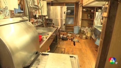 หมีบุกรื้อของโรงแรมบริการบ่อน้ำร้อนในญี่ปุ่น