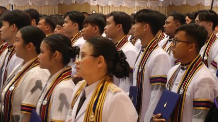 ประธานองคมนตรี เป็นผู้แทนพระองค์ ไปมอบปริญญาบัตรแก่ผู้สำเร็จการศึกษาจากมหาวิทยาลัยเทคโนโลยีราชมงคลธัญบุรี ประจำปีการศึกษา 2567