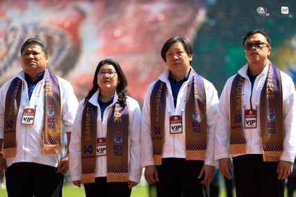 ประมวลภาพพิธีเปิดการแข่งขันฟุตบอลจตุรมิตรสามัคคี ครั้งที่ 31