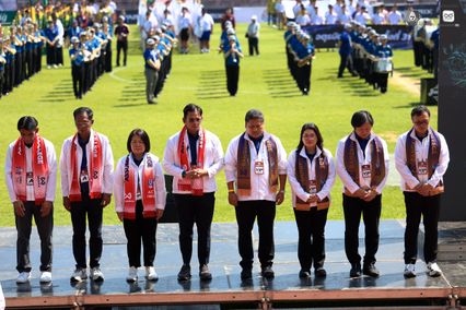ประมวลภาพพิธีเปิดการแข่งขันฟุตบอลจตุรมิตรสามัคคี ครั้งที่ 31