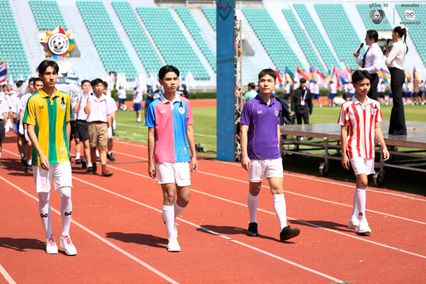 ประมวลภาพพิธีเปิดการแข่งขันฟุตบอลจตุรมิตรสามัคคี ครั้งที่ 31