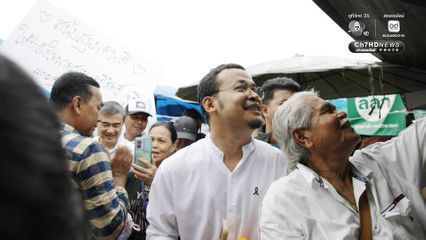 จูรี ควง อภิสิทธิ์ บุกตลาดในหาดใหญ่ ลุยเยี่ยมเยียนรับฟังปัญหา ชาวบ้านแห่ตอนรับสุดคึกคัก