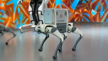 พระบาทสมเด็จพระเจ้าอยู่หัว และสมเด็จพระนางเจ้า ฯ พระบรมราชินี ทอดพระเนตรความก้าวหน้าด้านเทคโนโลยีปัญญาประดิษฐ์ และการพัฒนาเทคโนโลยีการศึกษา ณ กรุงปักกิ่ง สาธารณรัฐประชาชนจีน