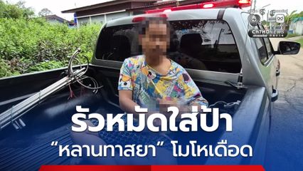 หลานทาสยา โมโหเดือด! รัวหมัดใส่ป้าจนหน้าช้ำ