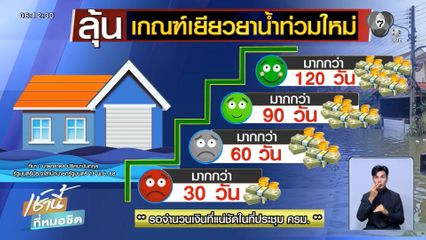 เรียกร้องปรับเกณฑ์เงินเยียวยาน้ำท่วม