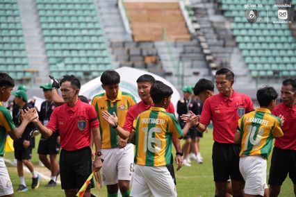 ประมวลภาพฟุตบอลจตุรมิตรสามัคคี ครั้งที่ 31 : เทพศิรินทร์ 3-1 กรุงเทพคริสเตียนวิทยาลัย