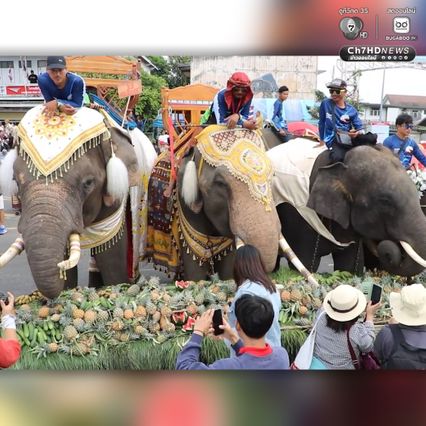 นักท่องเที่ยวตื่นตาตื่นใจ โต๊ะจีนช้างยาวกว่า 400 เมตร