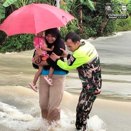 อุทยานแห่งชาติตะรุเตาผนึกกำลังช่วยผู้ประสบภัยน้ำท่วมสตูล-สงขลา