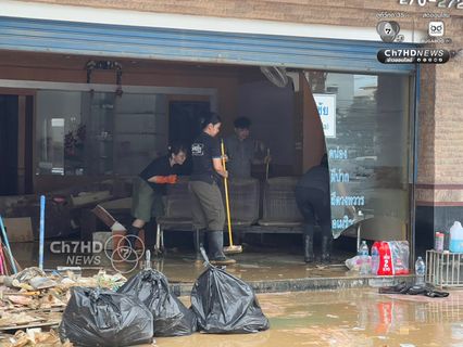 ภาพความเสียหาย หลังหาดใหญ่น้ำเริ่มลดลง
