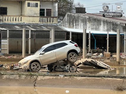 ภาพความเสียหาย หลังหาดใหญ่น้ำเริ่มลดลง