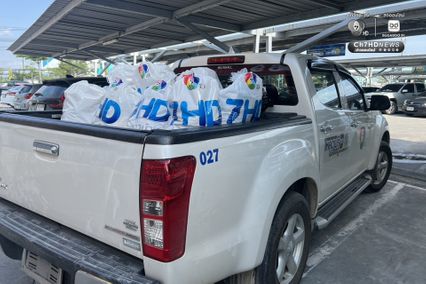 ช่อง 7HD ส่งต่อความห่วงใย ผ่านโครงการ 7HD ช่วยชาวบ้าน ส่งถุงยังชีพ ช่วยซับน้ำตาชาวหาดใหญ่