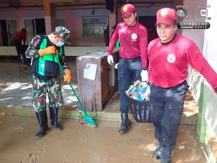 เริ่มแล้วกับภารกิจ​ ทส. Big Cleaning คืนความสุข ล้างบ้าน เก็บขยะ ฟื้นฟูหาดใหญ่ หลังน้ำลด