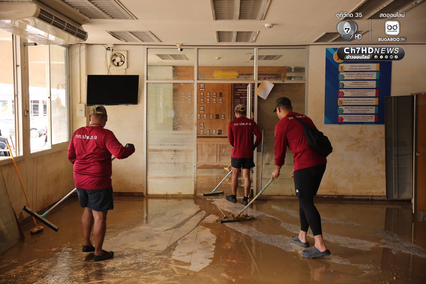 เปิดภาพโรงพักหาดใหญ่ สภาพหลังเจอน้ำท่วม 3 เมตร บิ๊กคลีนนิ่งวันนี้ เตรียมพร้อมเปิดให้บริการประชาชน
