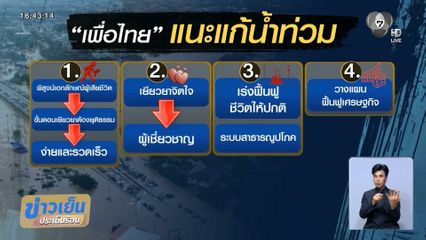 จุลพันธ์ แนะ 4 ข้อแก้น้ำท่วม