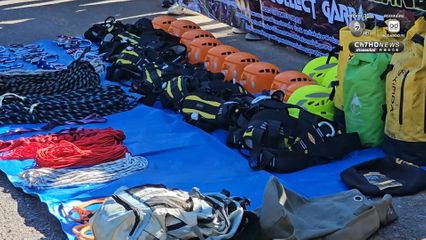 โรยตัวเก็บขยะ อุทยานแห่งชาติภูหินร่องกล้า