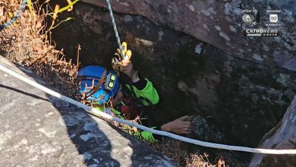 โรยตัวเก็บขยะ อุทยานแห่งชาติภูหินร่องกล้า