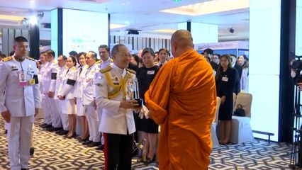 พระวรวงศ์เธอ พระองค์เจ้าเฉลิมศึกยุคล ทรงเปิดงาน "เทียนส่องใจ" เนื่องในวันเอดส์โลก ครั้งที่ 33 ประจำปี 2568 //