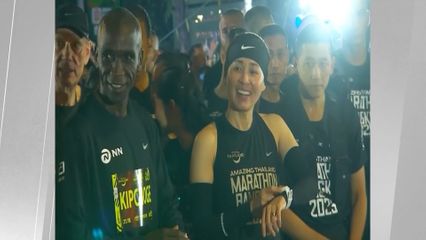 รอยเตอร์ รายงานข่าว พระราชินี ทรงร่วมวิ่งฮาล์ฟมาราธอน งานอะเมซิ่งไทยแลนด์ฯ 2025