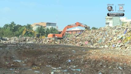 กองเท่าภูเขา ขยะน้ำท่วมหาดใหญ่เริ่มส่งกลิ่น