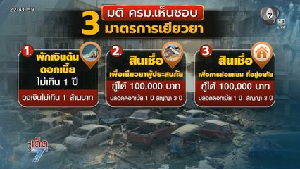 ครม.อนุมัติงบประมาณเยียวยา-ฟื้นฟู น้ำท่วมใต้